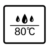 80 °C vanduo esant −10 °C